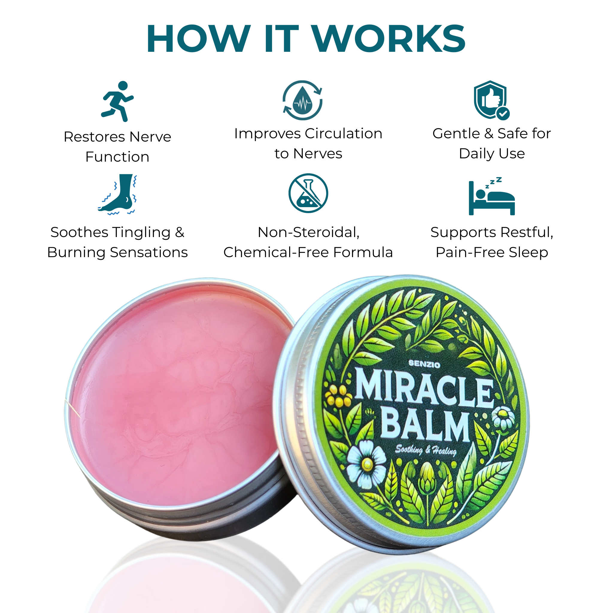 The Senzio Miracle Balm Herbal Powerhouse