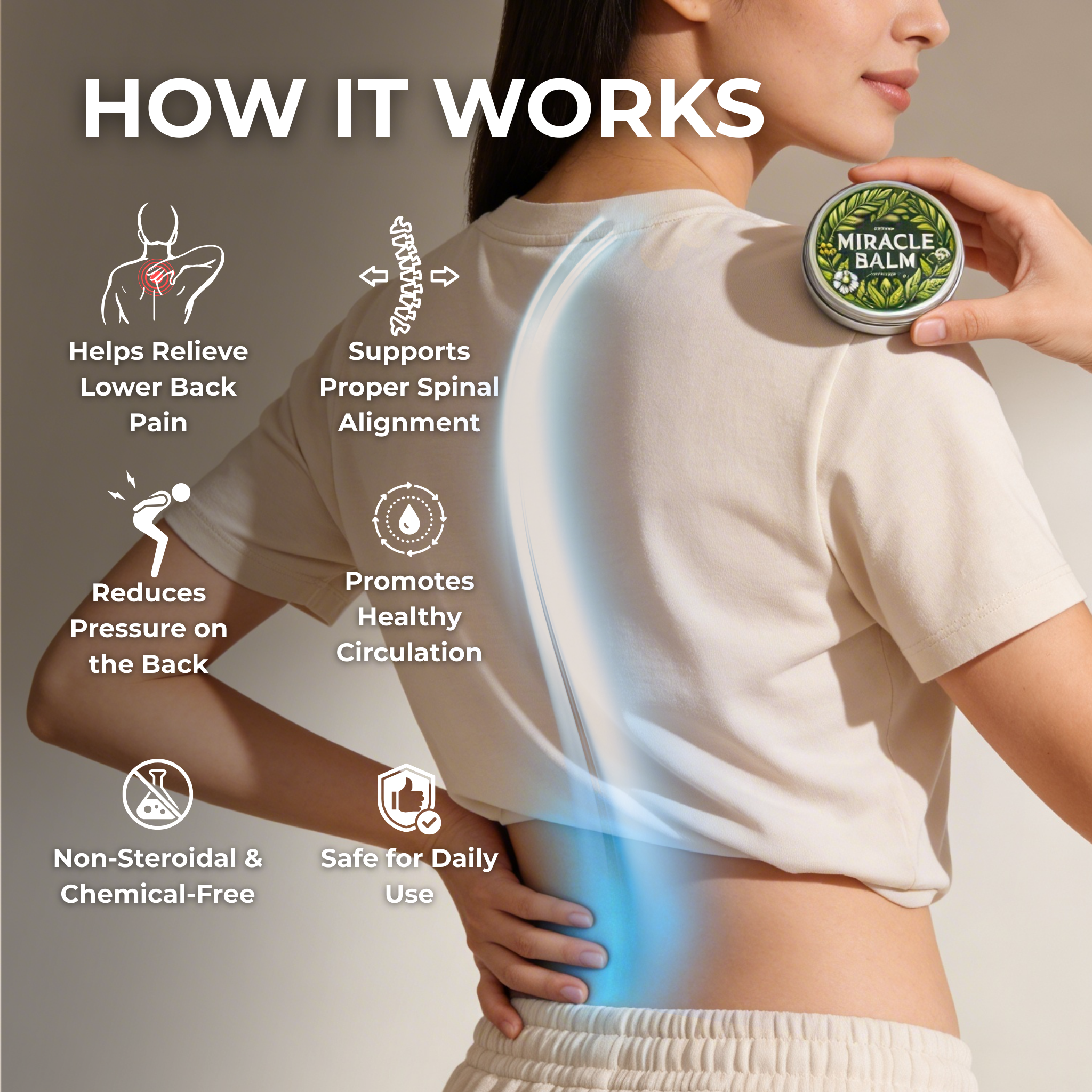 The Senzio Miracle Balm™ Back Recovery Formula