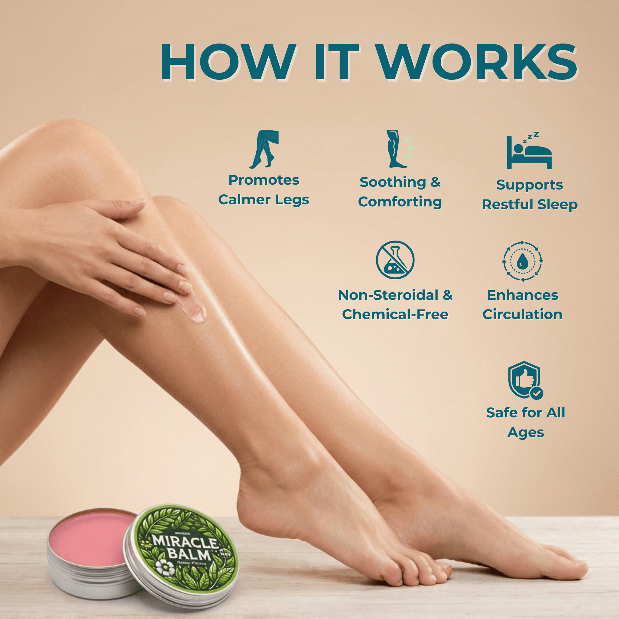 The Senzio Miracle Balm™ Restless Legs Formula