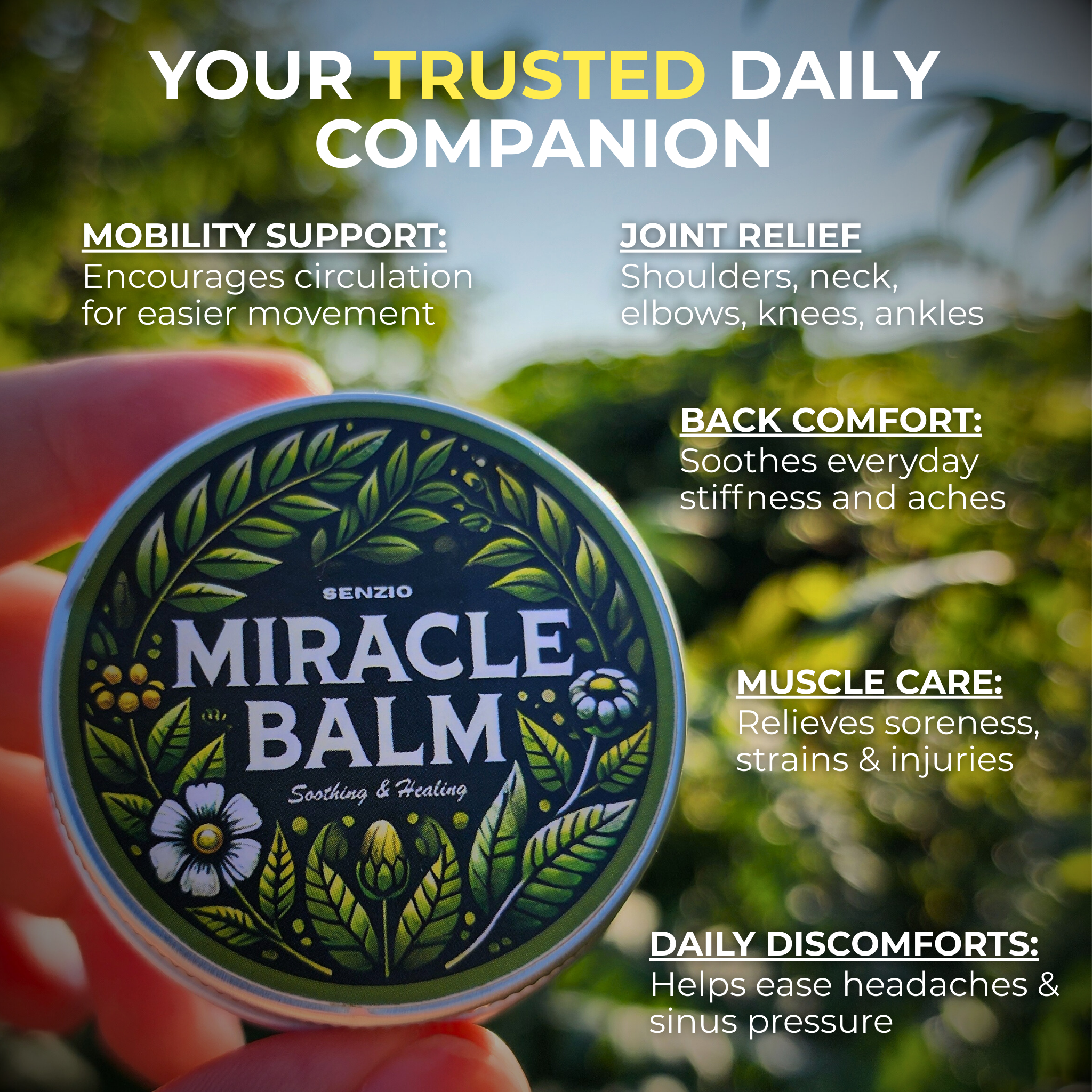 Senzio Miracle Balm™ Herbal Powerhouse