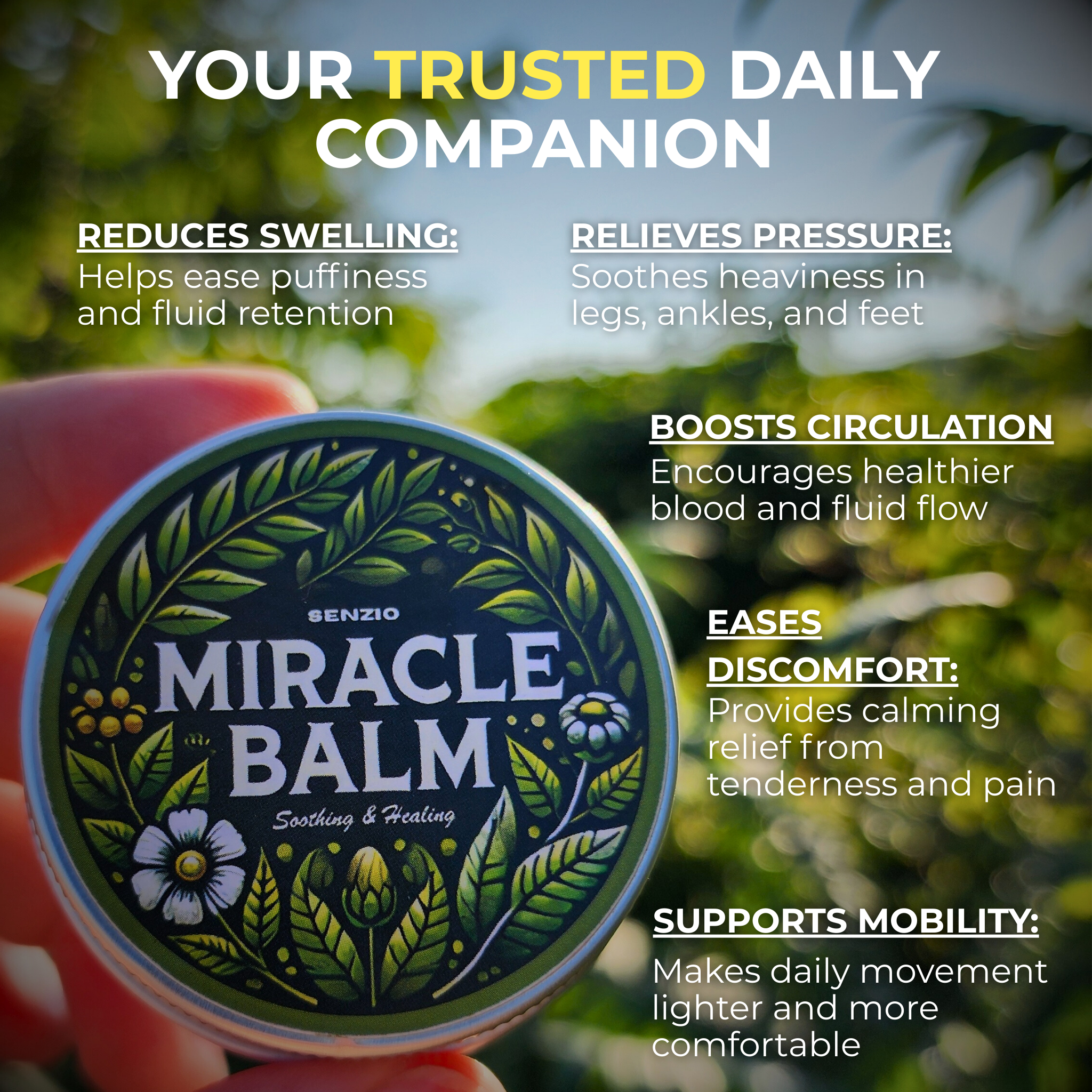 The Senzio Miracle Balm™ Herbal Powerhouse