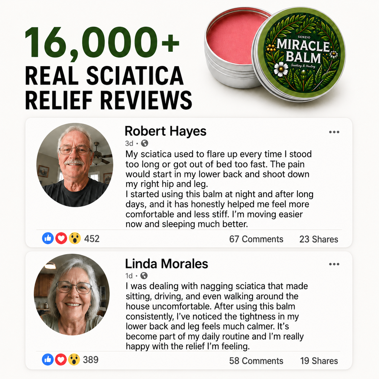 Senzio Miracle Balm - Sciatica