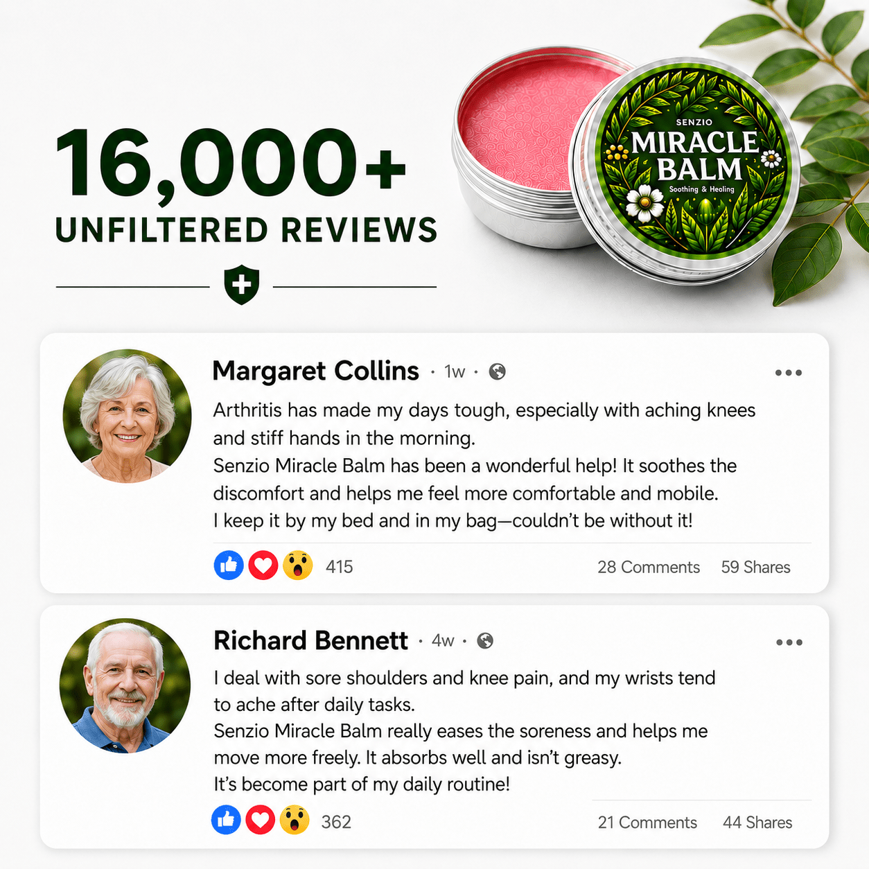 Senzio Miracle Balm™ - Arthritis Herbal Powerhouse - SenzioSenzioSenzio Miracle Balm™ - Arthritis Herbal Powerhouse