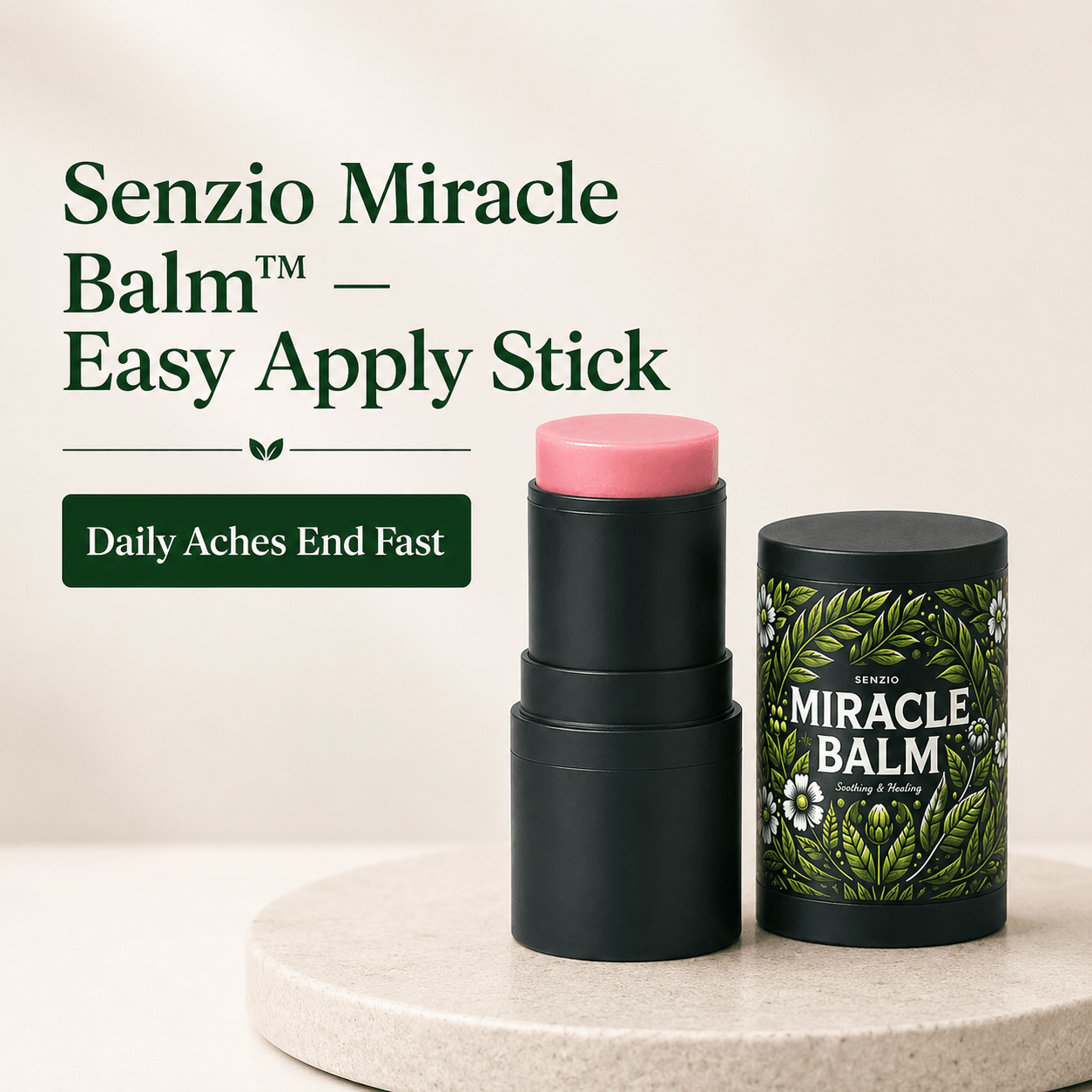 Senzio Miracle Balm™ | Easy Apply Stick - SenzioSenzioSenzio Miracle Balm™ | Easy Apply Stick