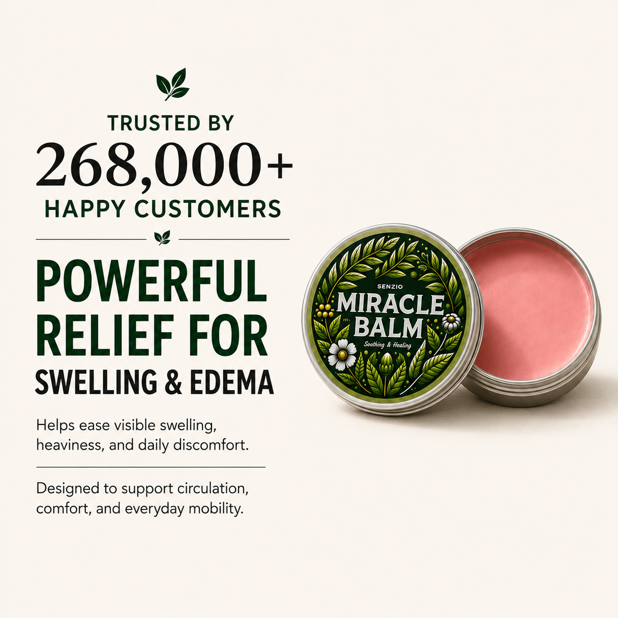 Senzio Miracle Balm | Edema and Swelling - SenzioSenzioSenzio Miracle Balm | Edema and Swelling