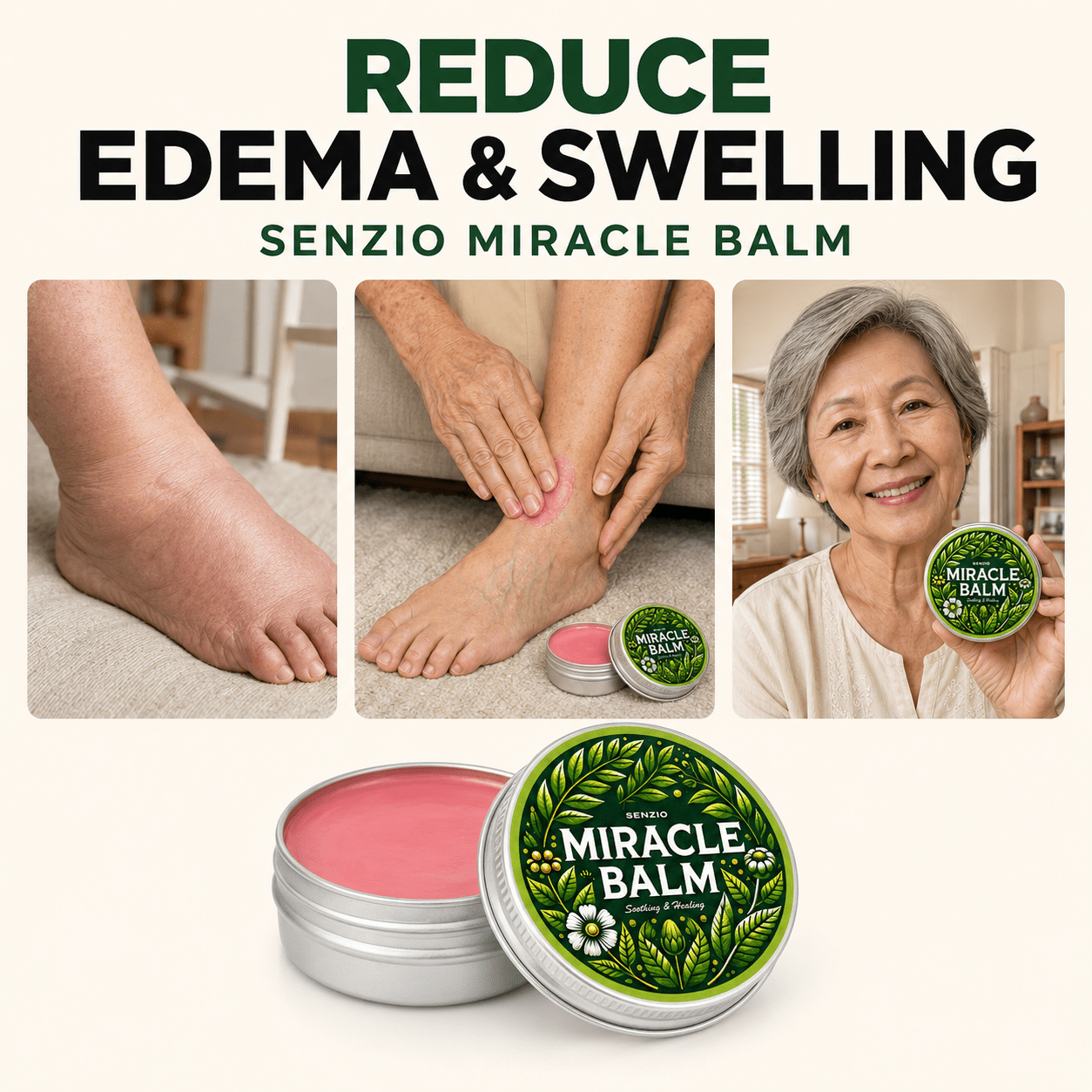 Senzio Miracle Balm | Edema and Swelling - SenzioSenzioSenzio Miracle Balm | Edema and Swelling
