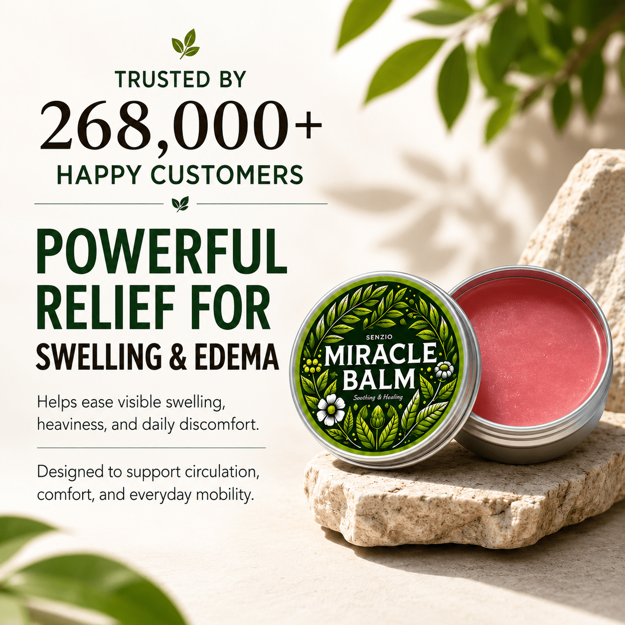 Senzio Miracle Balm™ - Edema & Swelling Relief - SenzioSenzioSenzio Miracle Balm™ - Edema & Swelling Relief
