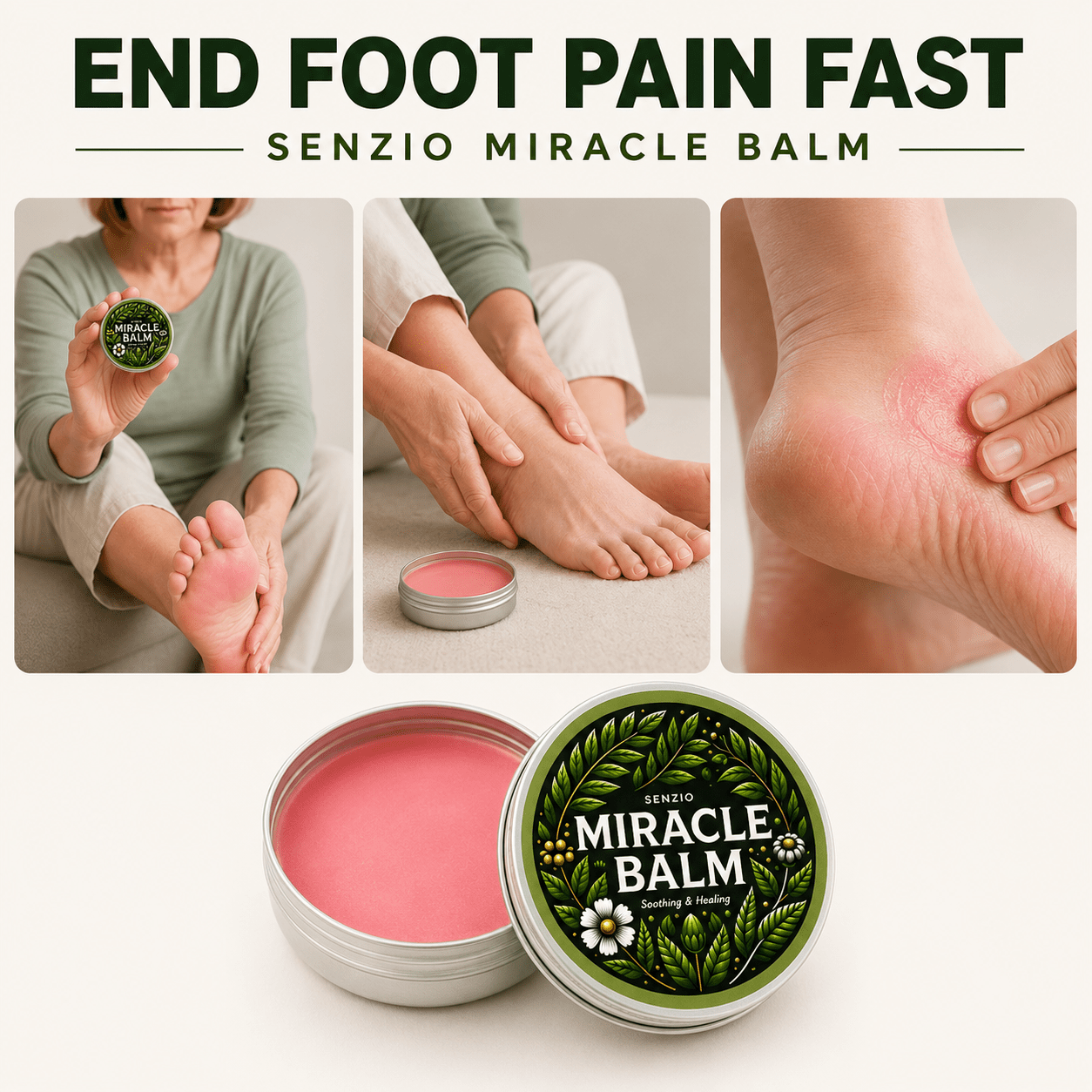 Senzio Miracle Balm | Foot Pain - SenzioSenzioSenzio Miracle Balm | Foot Pain