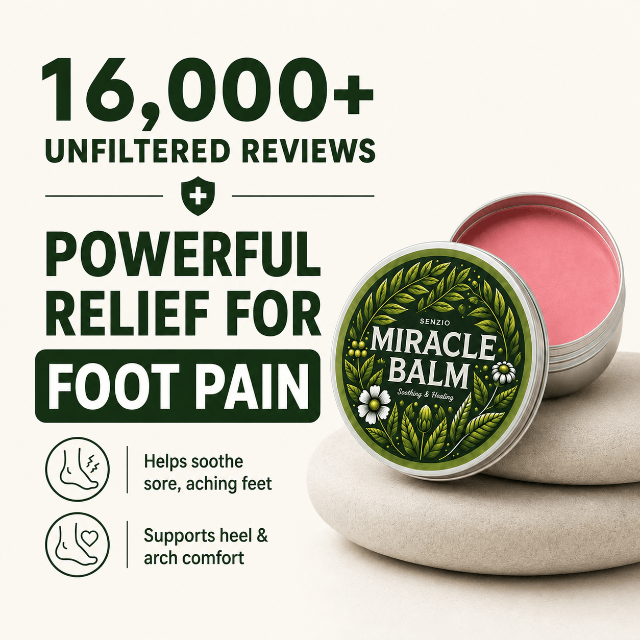 Senzio Miracle Balm | Foot Pain - SenzioSenzioSenzio Miracle Balm | Foot Pain