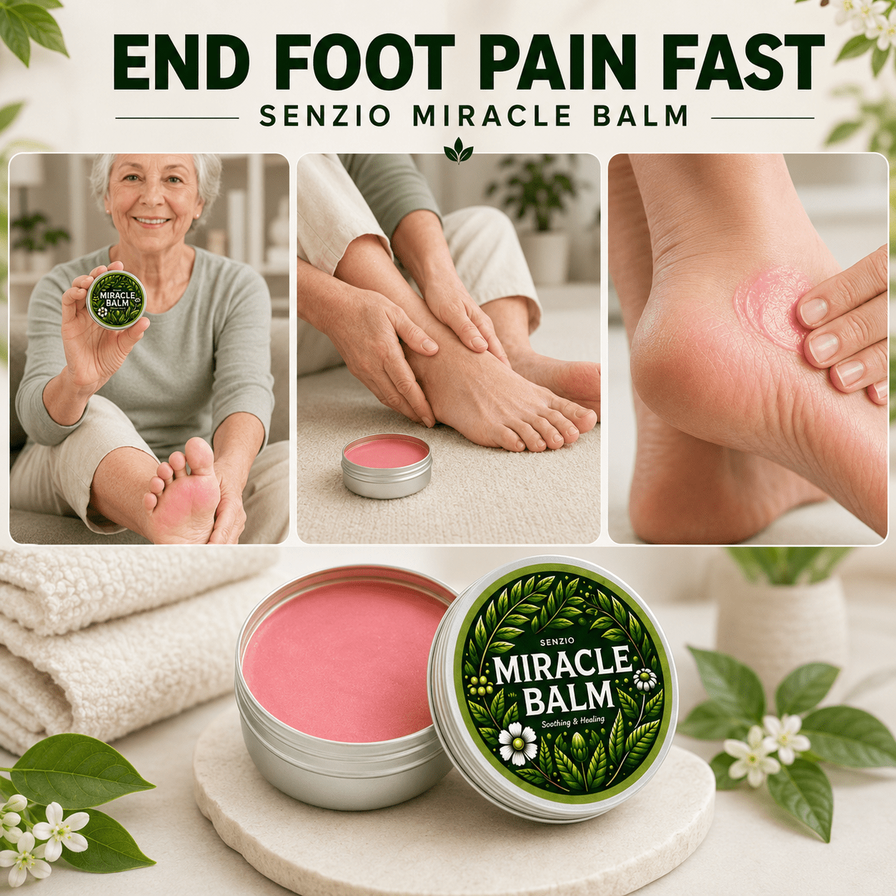 Senzio Miracle Balm™ - Foot Recovery Formula - SenzioSenzioSenzio Miracle Balm™ - Foot Recovery Formula