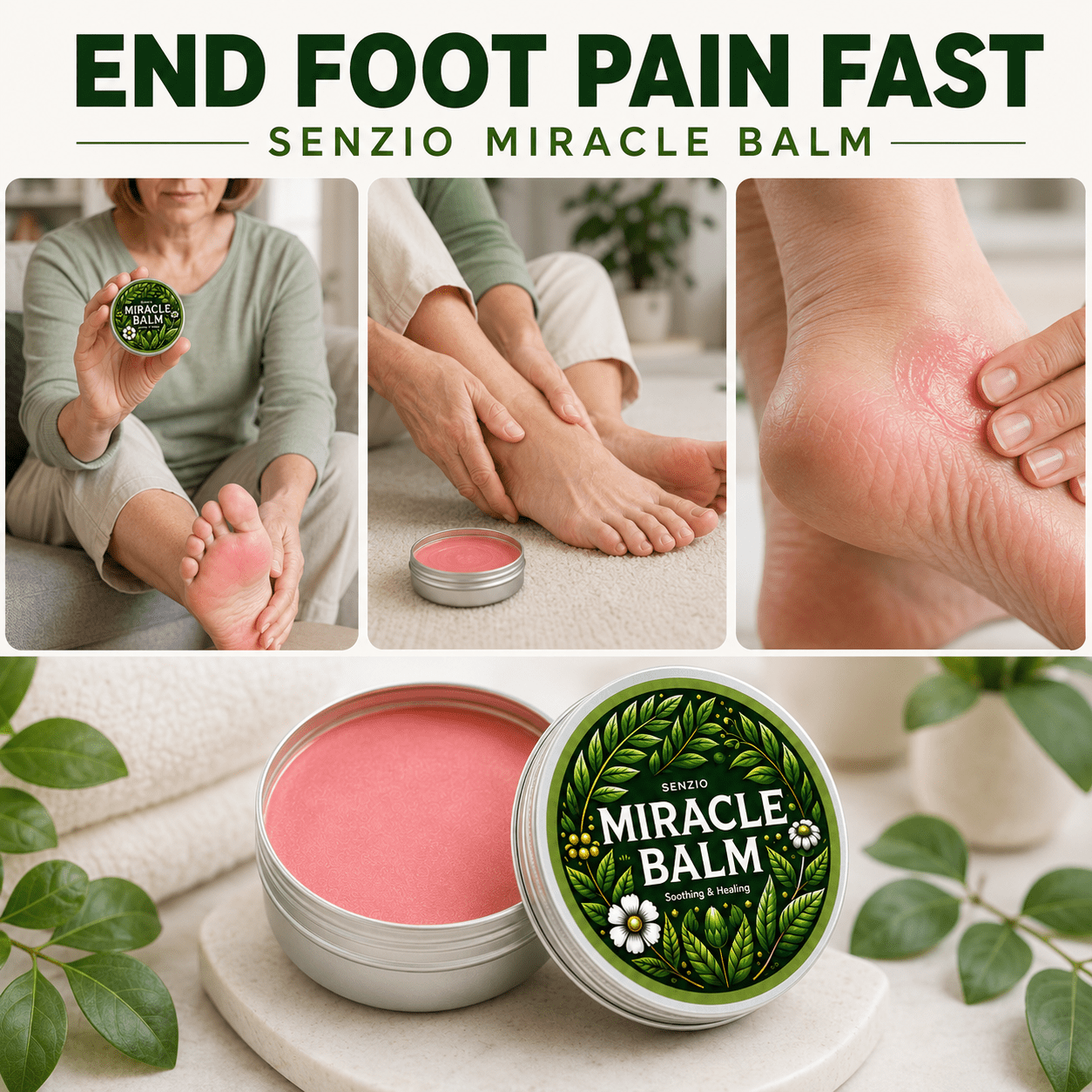 Senzio Miracle Balm™ - Foot Recovery Formula - SenzioSenzioSenzio Miracle Balm™ - Foot Recovery Formula