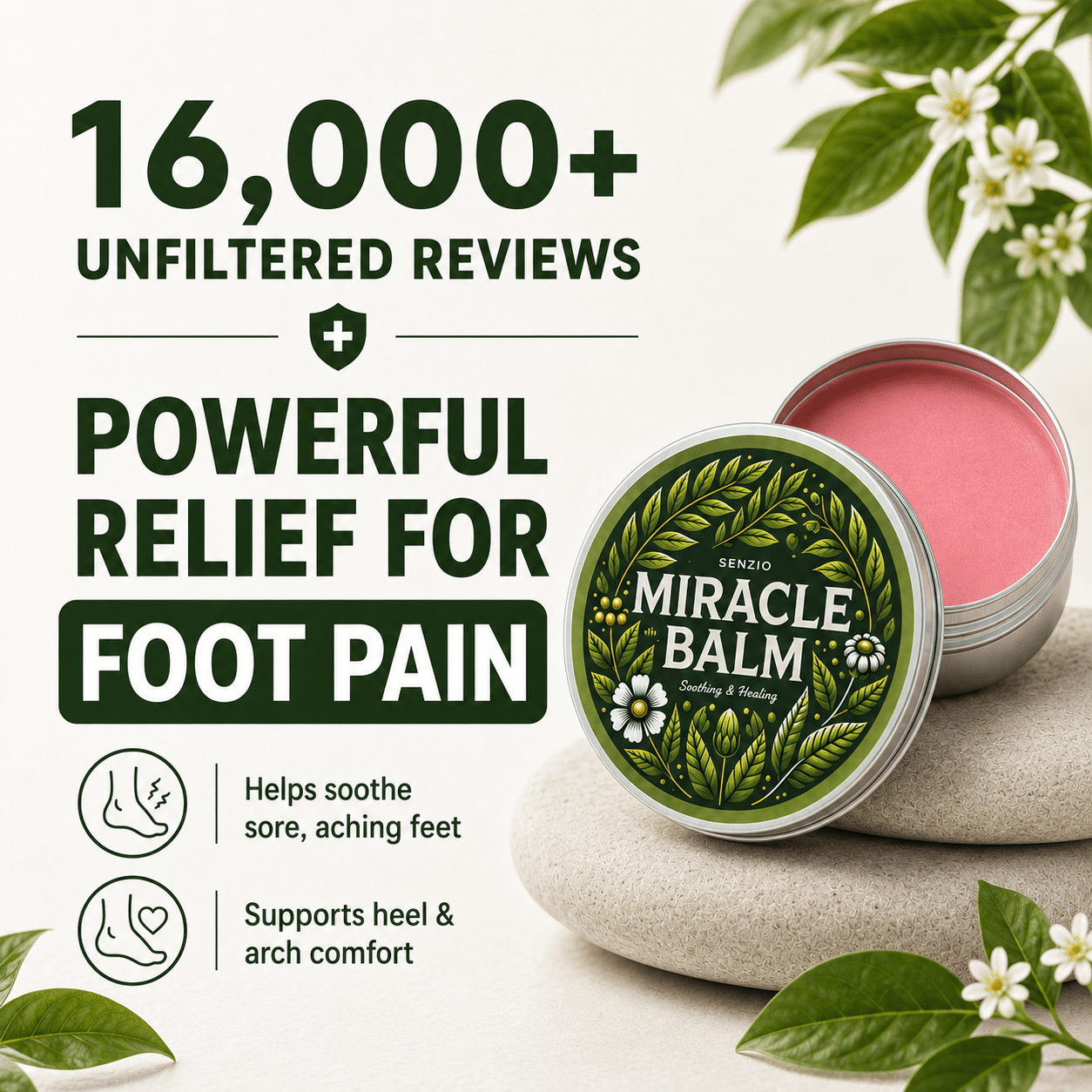Senzio Miracle Balm™ - Foot Recovery Formula - SenzioSenzioSenzio Miracle Balm™ - Foot Recovery Formula