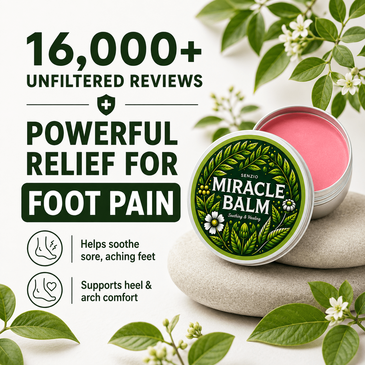 Senzio Miracle Balm™ - Foot Recovery Formula - SenzioSenzioSenzio Miracle Balm™ - Foot Recovery Formula