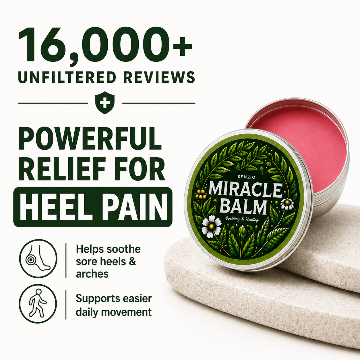 Senzio Miracle Balm - Plantar Fasciitis - SenzioSenzioSenzio Miracle Balm - Plantar Fasciitis