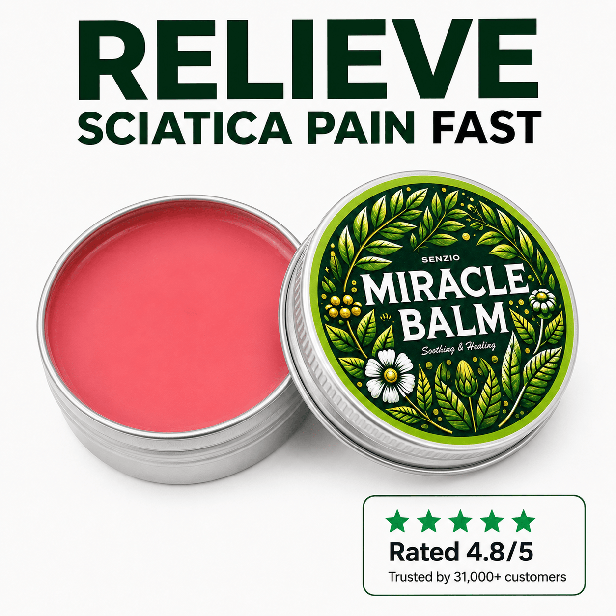 Senzio Miracle Balm - Sciatica - SenzioSenzioSenzio Miracle Balm - Sciatica