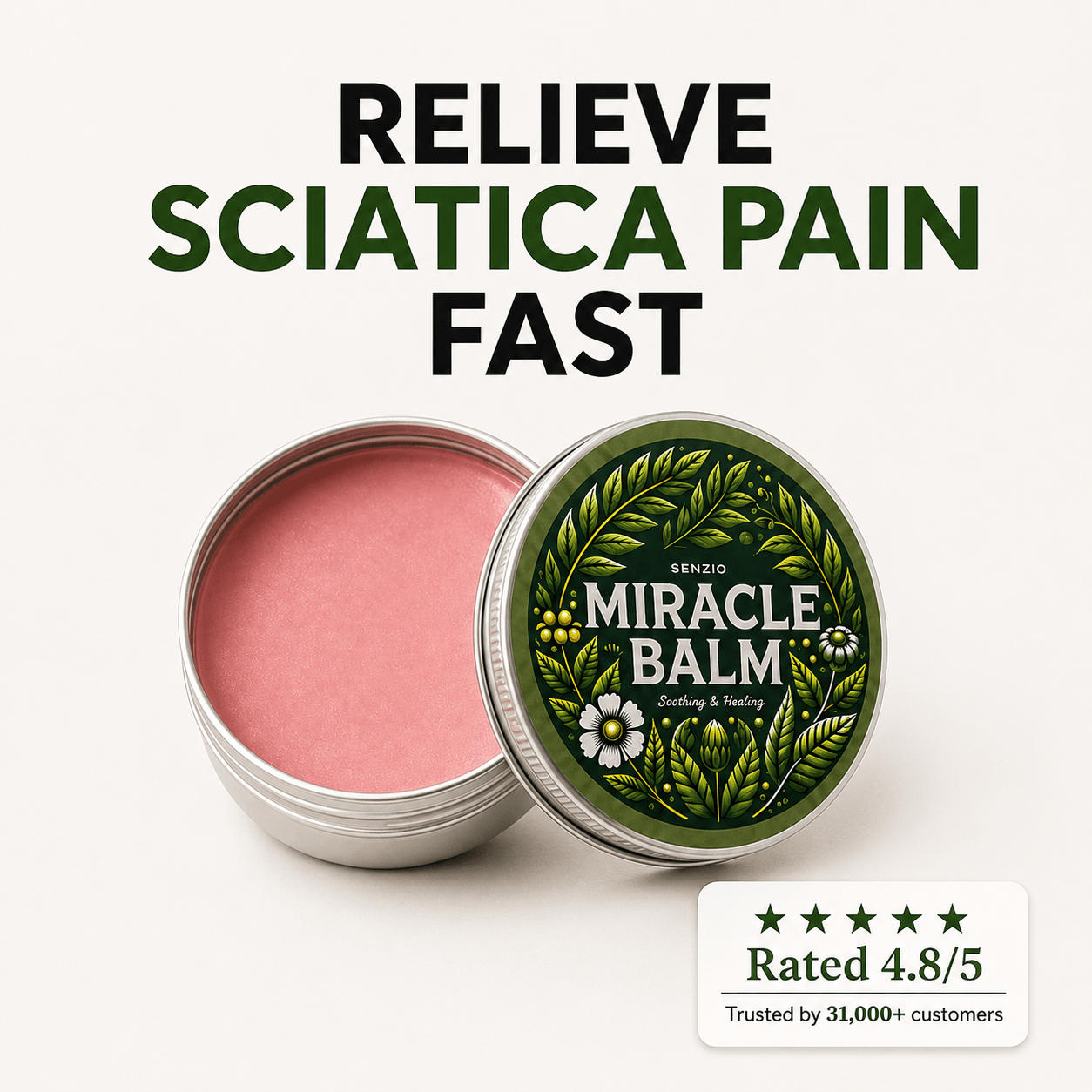 Senzio Miracle Balm - Sciatica - SenzioSenzioSenzio Miracle Balm - Sciatica