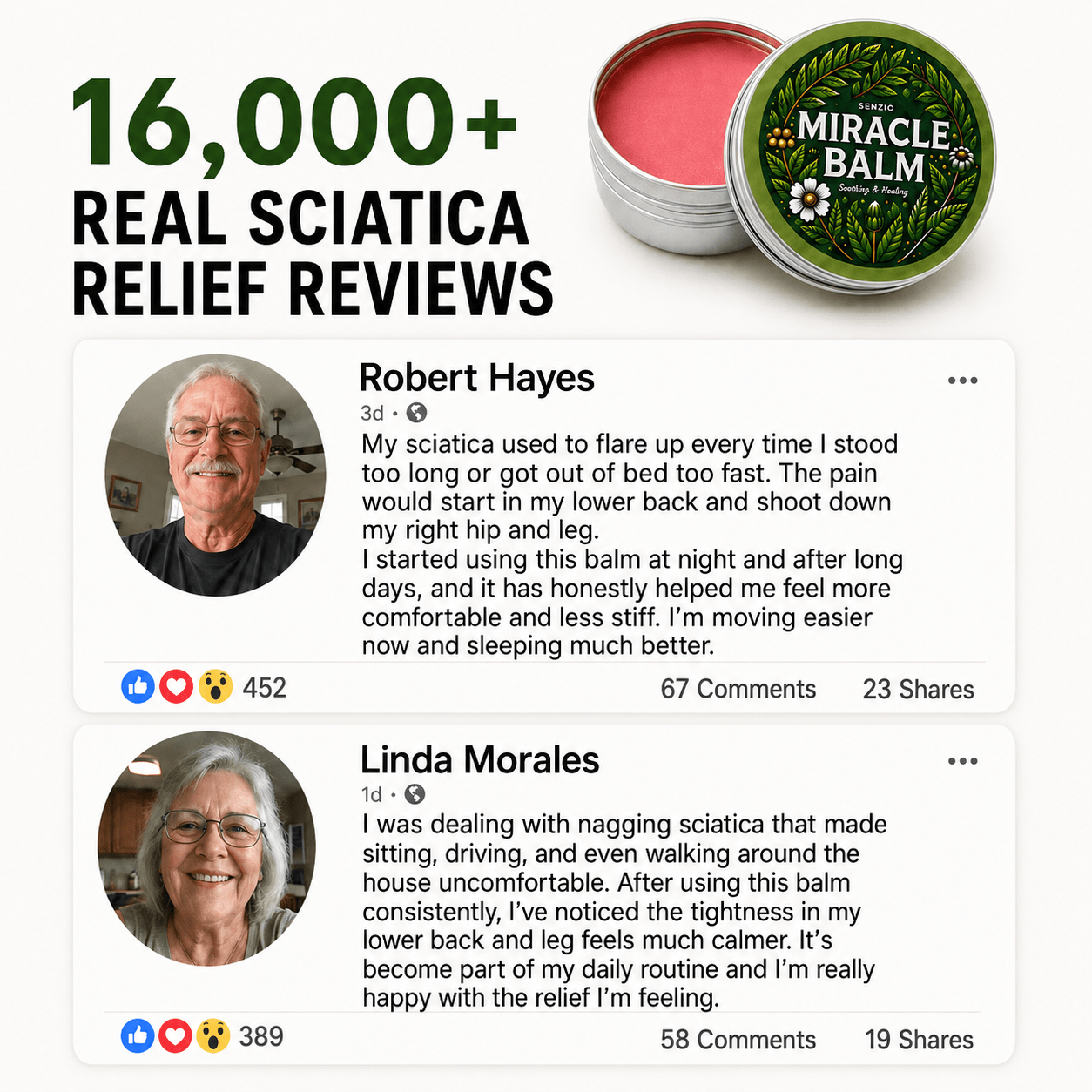 Senzio Miracle Balm - Sciatica - SenzioSenzioSenzio Miracle Balm - Sciatica