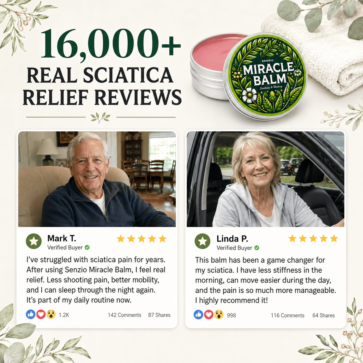 Senzio Miracle Balm™ - Sciatica - SenzioSenzioSenzio Miracle Balm™ - Sciatica