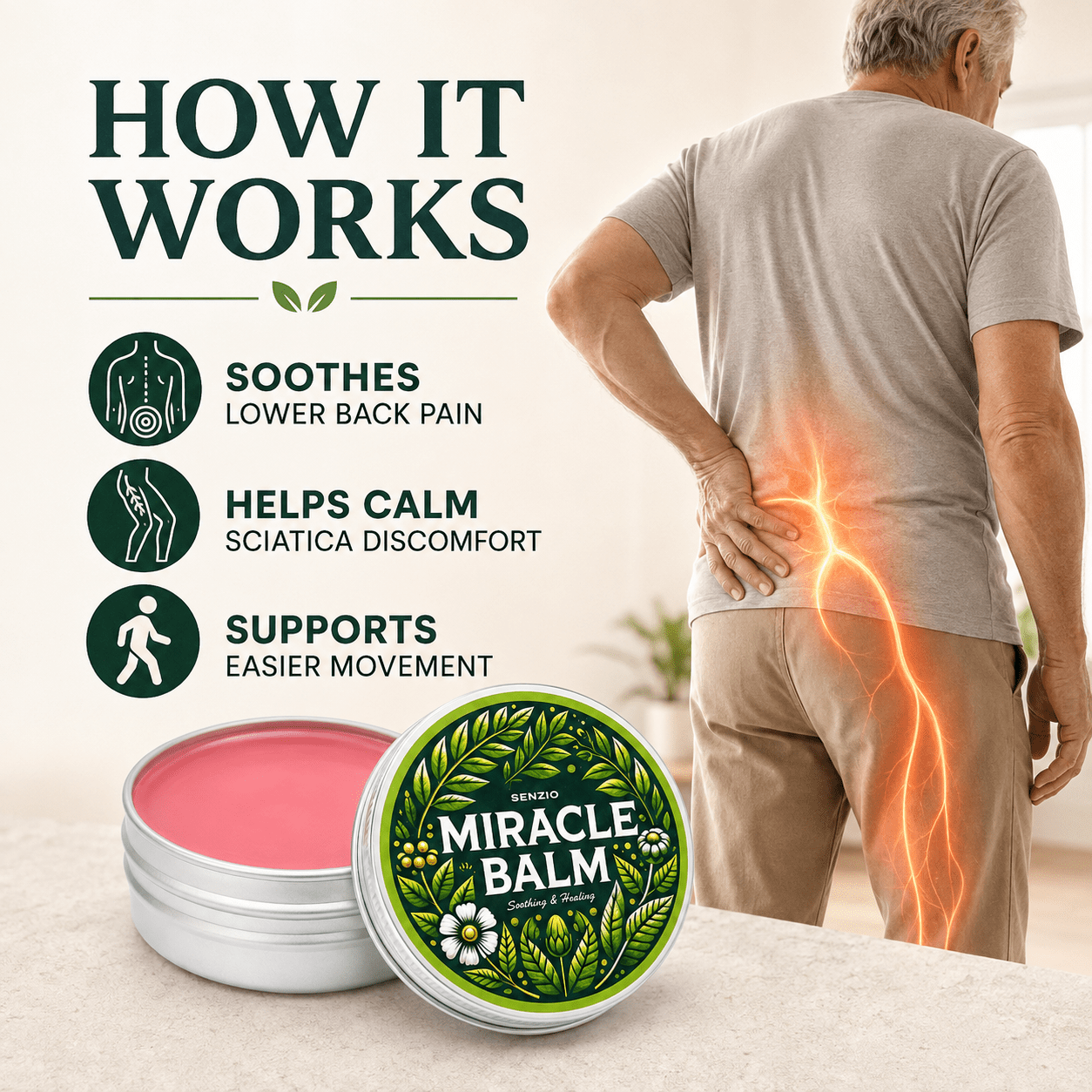 Senzio Miracle Balm™ - Sciatica - SenzioSenzioSenzio Miracle Balm™ - Sciatica