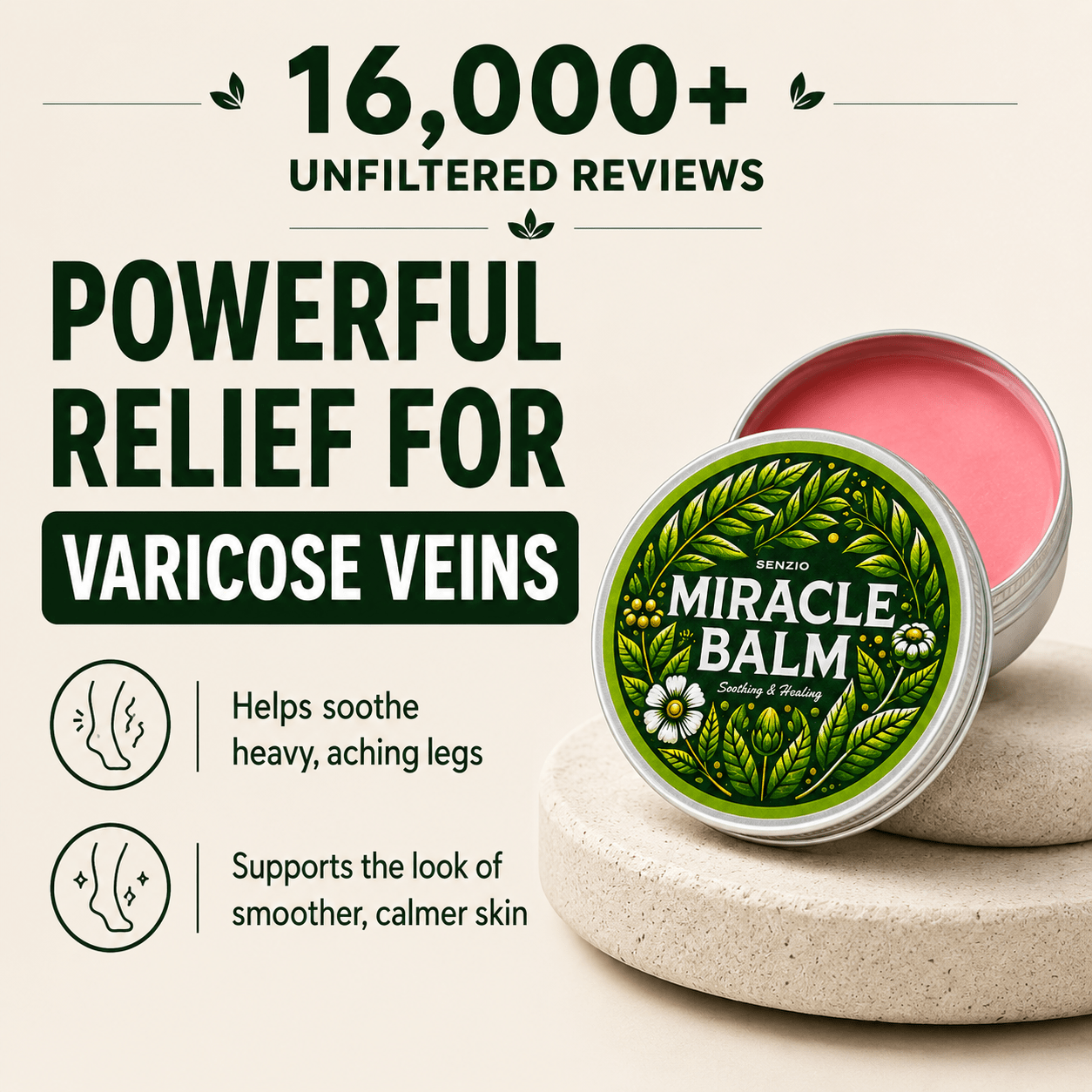 Senzio Miracle Balm | Varicose Vein - SenzioSenzioSenzio Miracle Balm | Varicose Vein