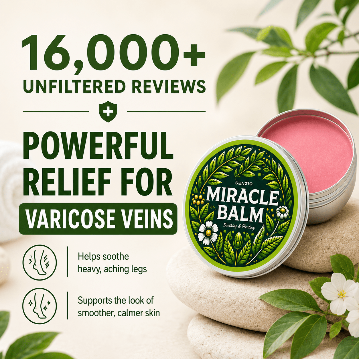 Senzio Miracle Balm™: Varicose Vein Powerhouse - SenzioSenzioSenzio Miracle Balm™: Varicose Vein Powerhouse
