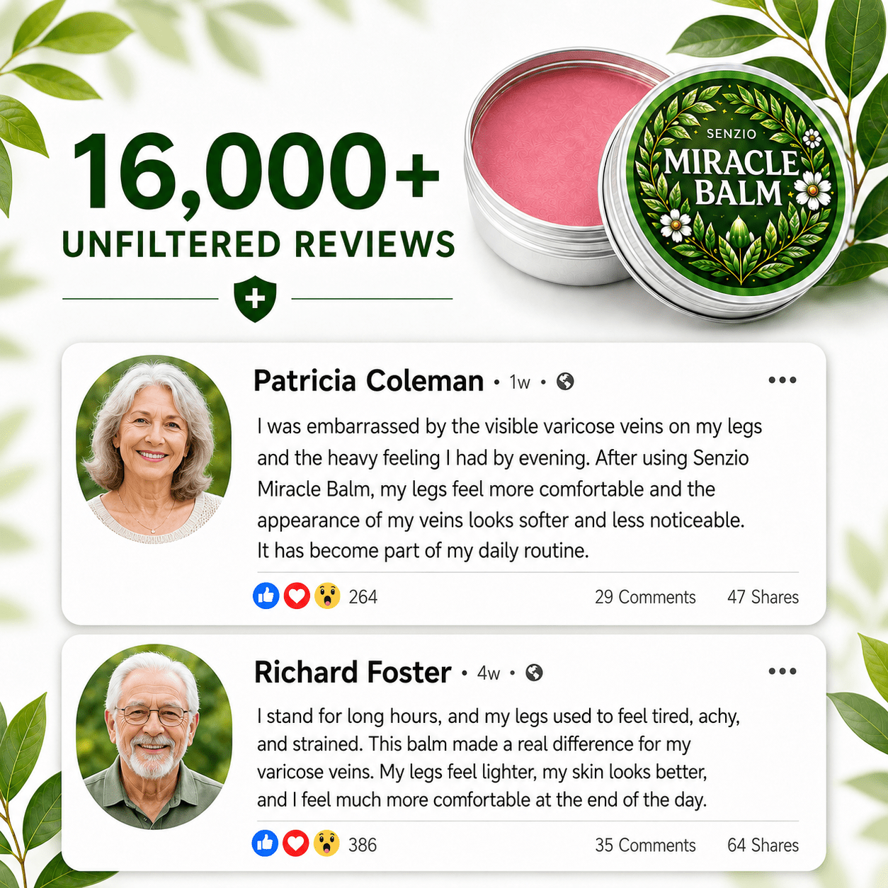 Senzio Miracle Balm™: Varicose Vein Powerhouse - SenzioSenzioSenzio Miracle Balm™: Varicose Vein Powerhouse