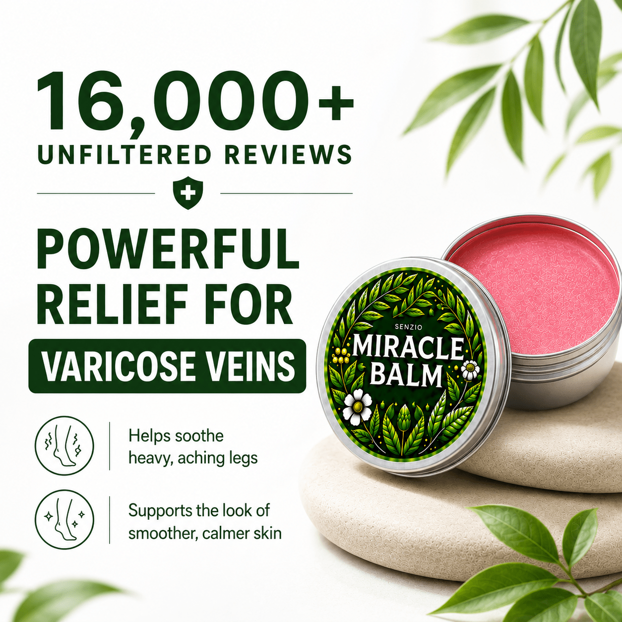 Senzio Miracle Balm™: Varicose Vein Powerhouse - SenzioSenzioSenzio Miracle Balm™: Varicose Vein Powerhouse