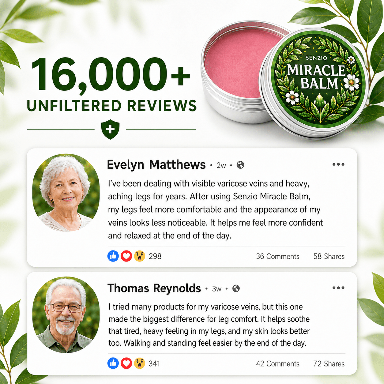 Senzio Miracle Balm™: Varicose Vein Powerhouse - SenzioSenzioSenzio Miracle Balm™: Varicose Vein Powerhouse