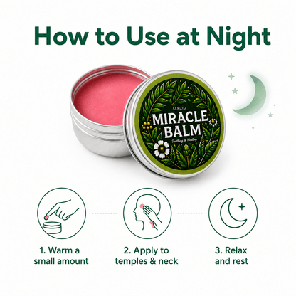 Senzio Nighttime Comfort Balm | Restful Night Relief - SenzioSenzioSenzio Nighttime Comfort Balm | Restful Night Relief