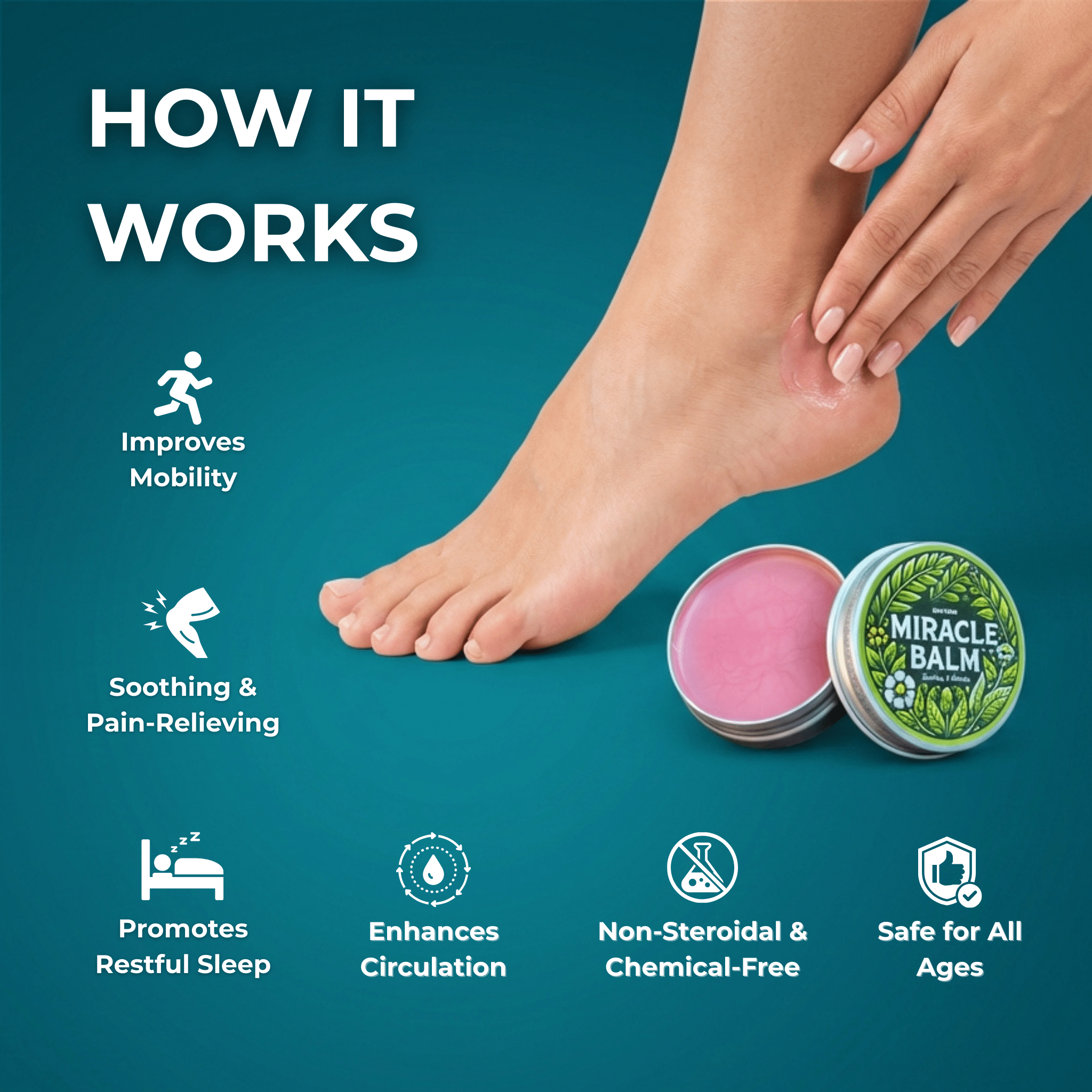 The Senzio Miracle Balm™ Foot Recovery Formula - SenzioSenzioThe Senzio Miracle Balm™ Foot Recovery Formula