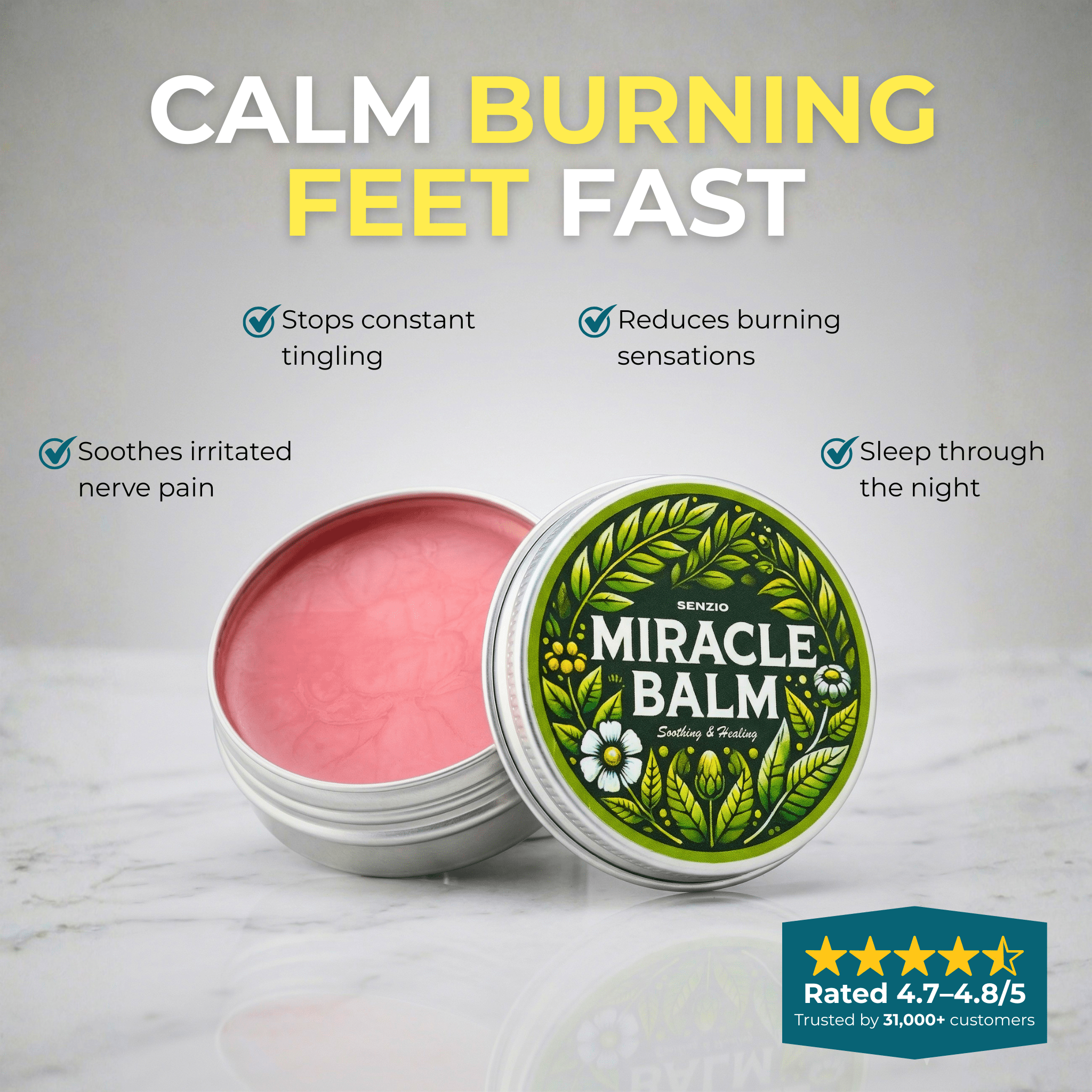 The Senzio Miracle Balm Herbal Powerhouse - SenzioSenzioThe Senzio Miracle Balm Herbal Powerhouse