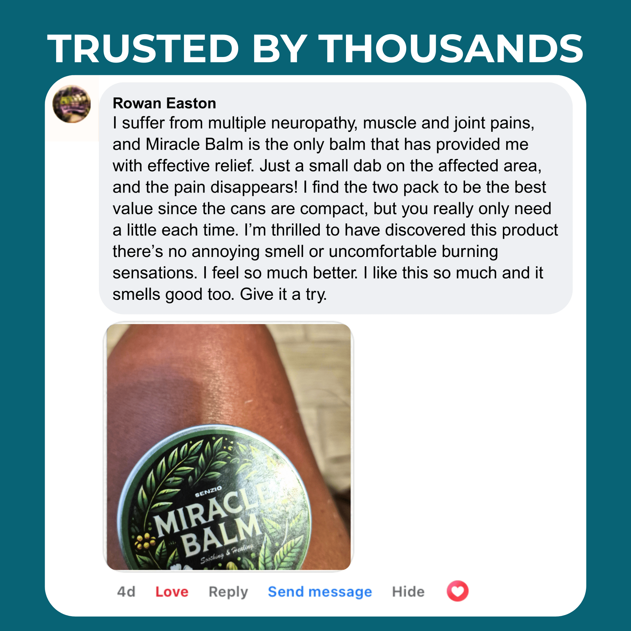 The Senzio Miracle Balm Herbal Powerhouse (TEST) - SenzioSenzioThe Senzio Miracle Balm Herbal Powerhouse (TEST)